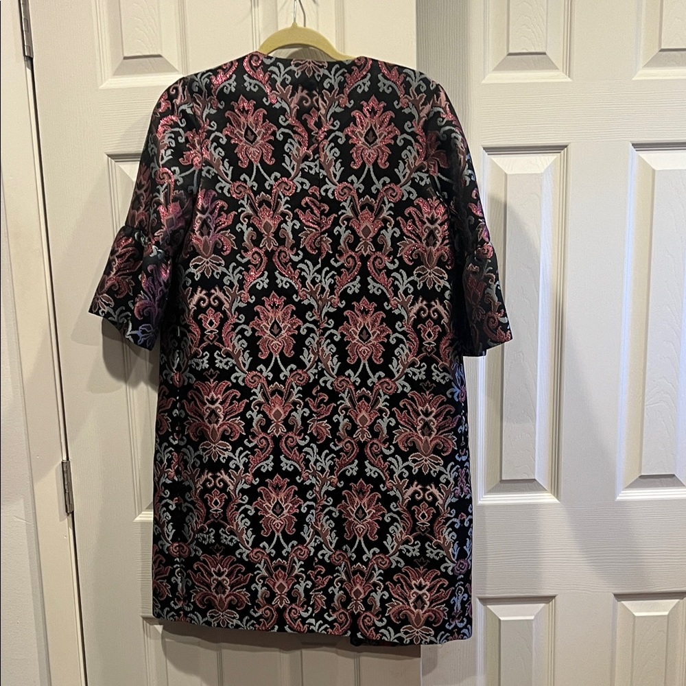 Kate Spade Black and Pink Brocade Jacket - Picture 8 of 10